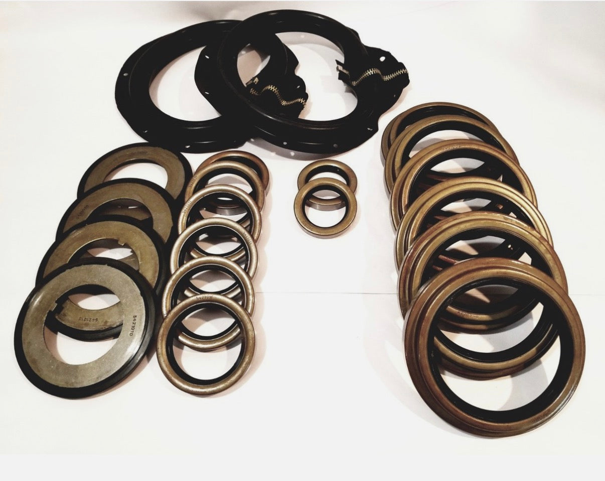 Rockwell 5 Ton 3 Axle Zipper Boot and Seal Kit 1 Front 2 Rear