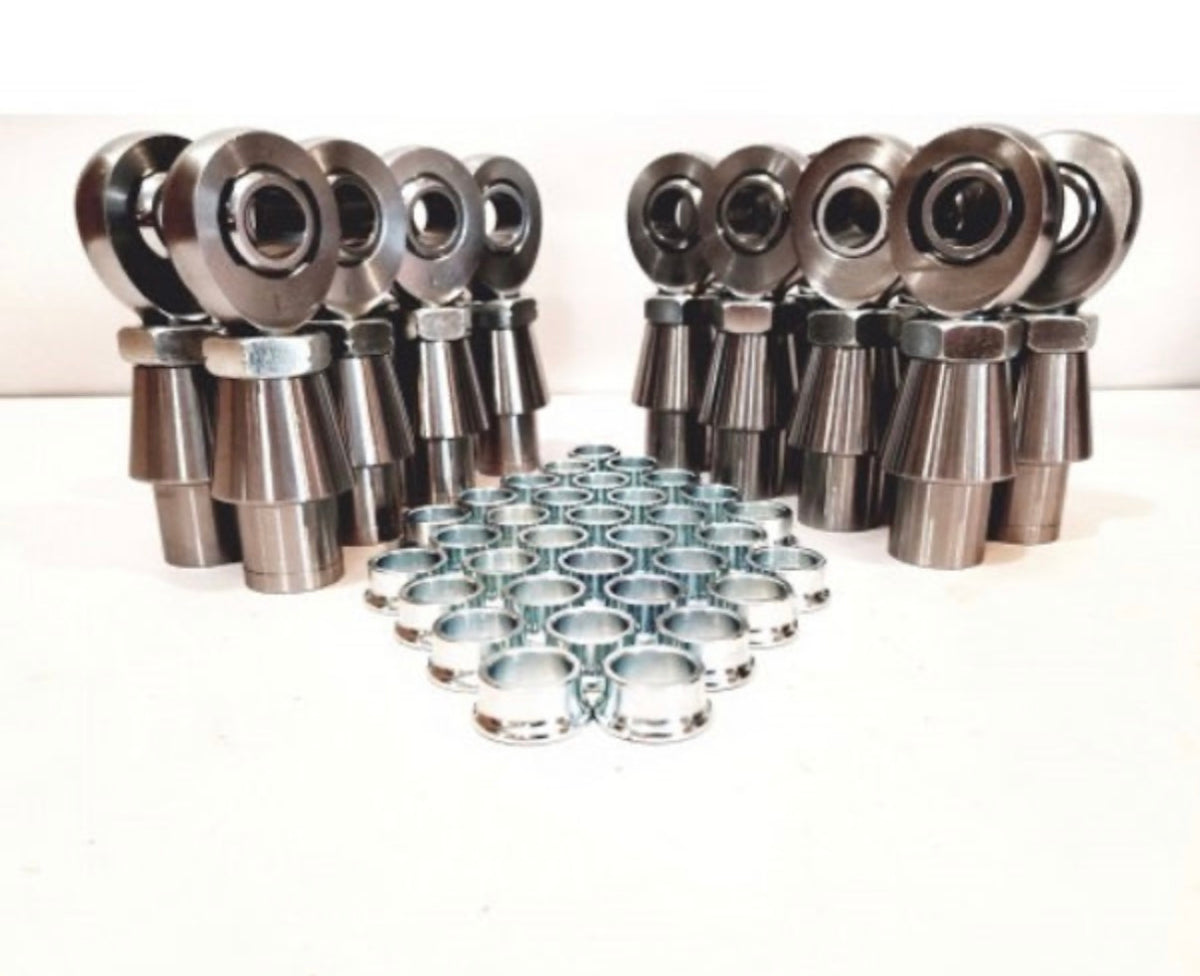 7/8" X 3/4" Bore Heim Joint Kit — 8 LH & 8 RH
