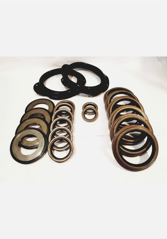 Rockwell 5 Ton 3 Axle Black Boot and Seal Kit 1 Front 2 Rear