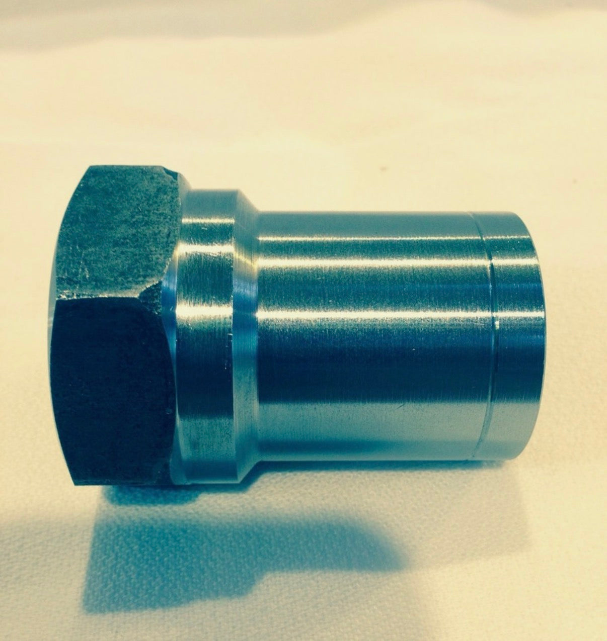Set of (16) 1.25"-12 Weld-On Tube Adapter Hex — 8 RH and 8 LH Off Road 4 Link Bungs