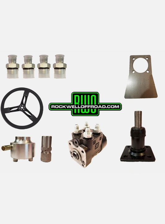 Hydraulic steering kit with 3” column.