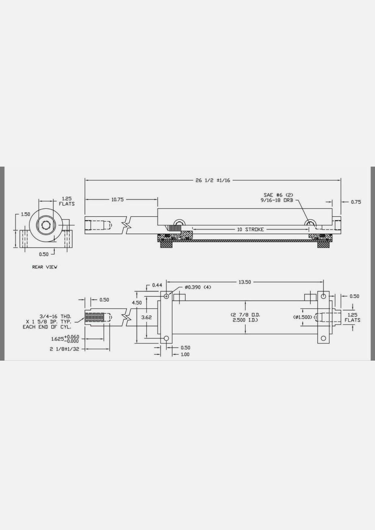Dual Ended Ram Steer Kit 24.41CI-400ML Orbital