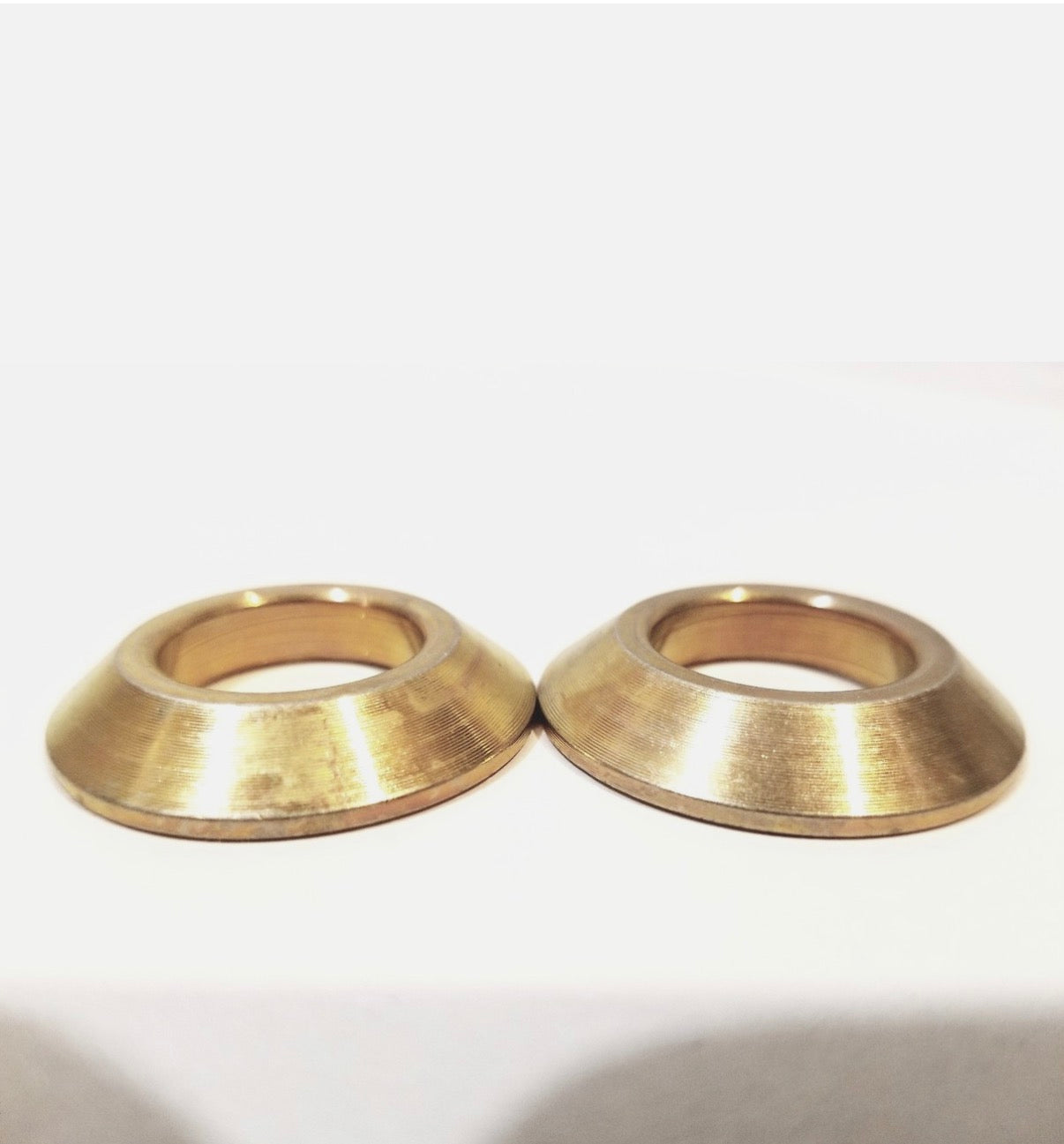 3/4" Bore Cone Spacer .250" Zinc Coated Mild Steel (Pair)